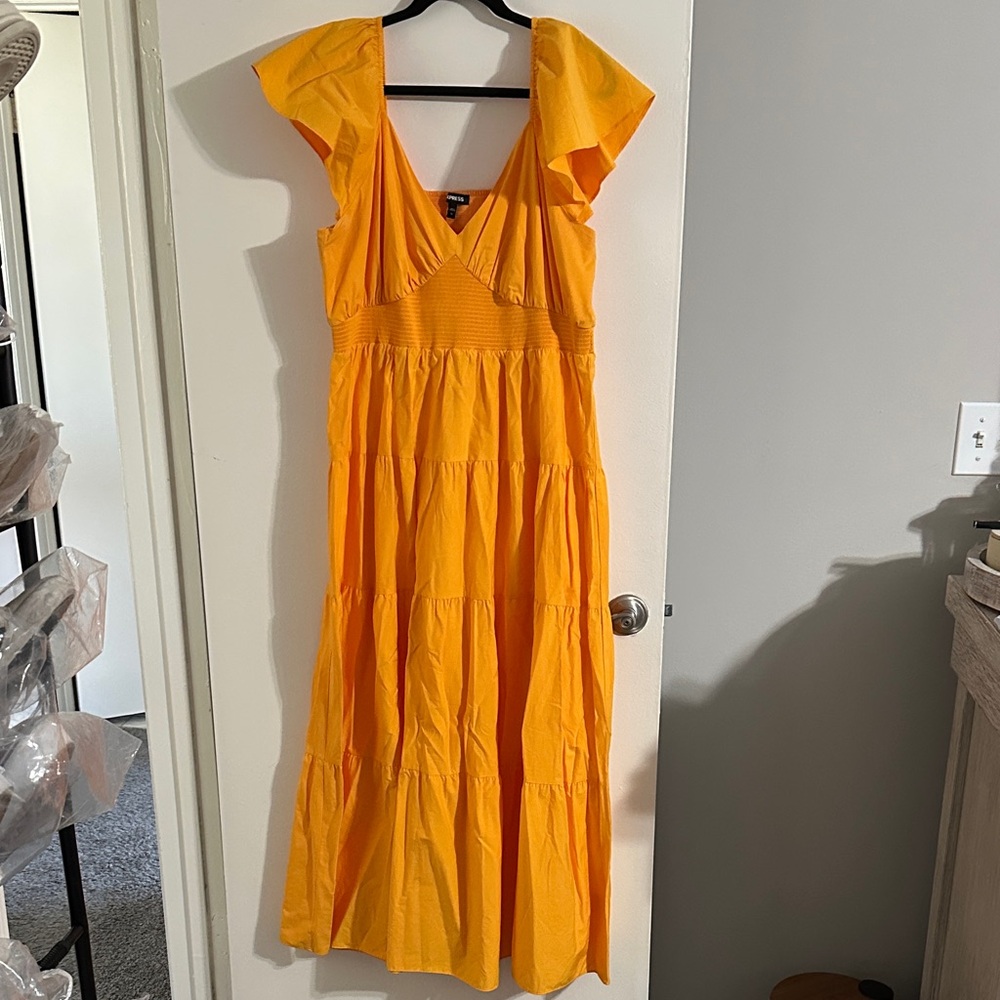 Express Vibrant yellow  Maxi Dress